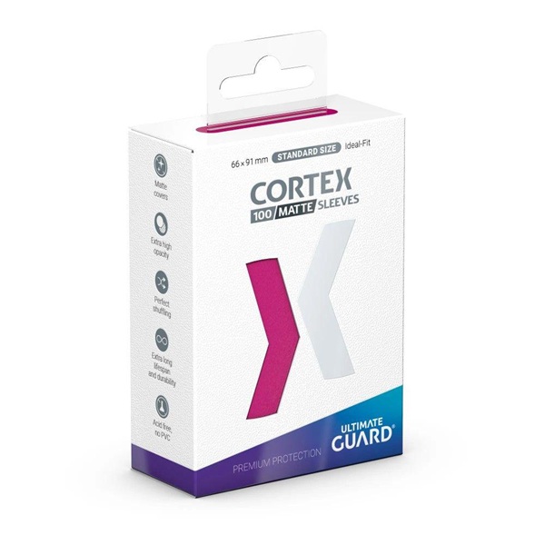 Ultimate Guard Cortex Sleeves Matte Standard Size (100) - Pink